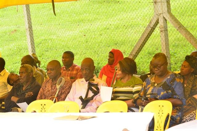 Community members seated in the front row during an RDAF community session.